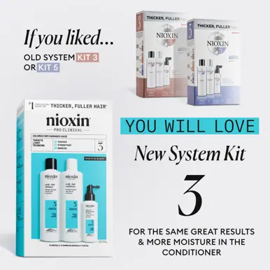 Nioxin Scalp + Hair Thickening System 3 - Hair Thickening System Trial Kit