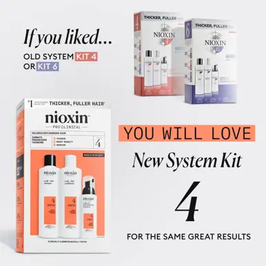 Nioxin Scalp + Hair Thickening System 4 - Hair Thickening System Trial Kit