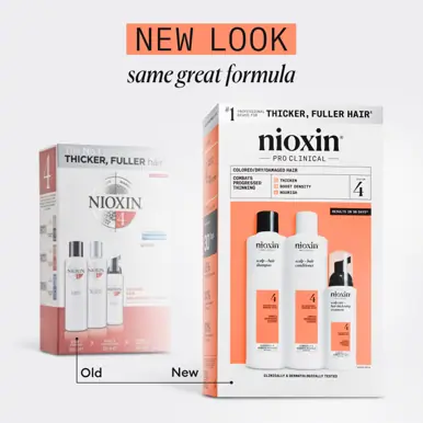 Nioxin Scalp + Hair Thickening System 4 - Hair Thickening System Trial Kit
