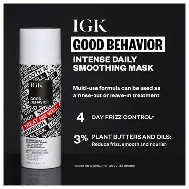 IGK Good Behavior Intense Daily Smoothing Mask