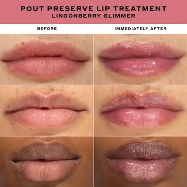 Ole Henriksen Pout Preserve Peptide Lip Treatment - Glimmer, Lingonberry Jam