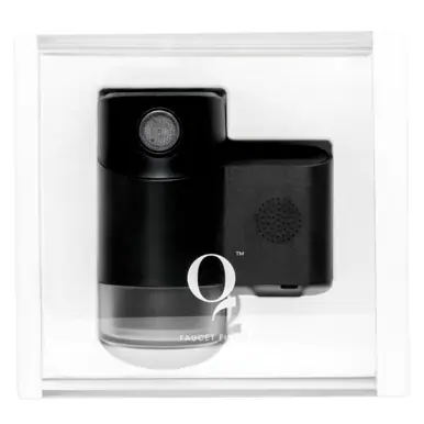 Qure Skincare Faucet Filter Black