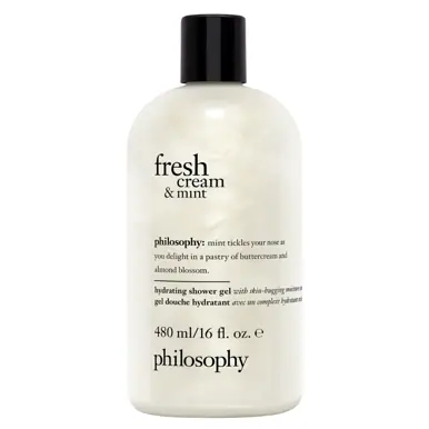 philosophy hydrating shower gel fresh cream and mint