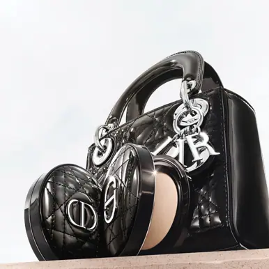 DIOR Forever Cushion Case Glossy Cannage Black Empty