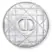 DIOR Forever Cushion Case Cannage Silver Empty