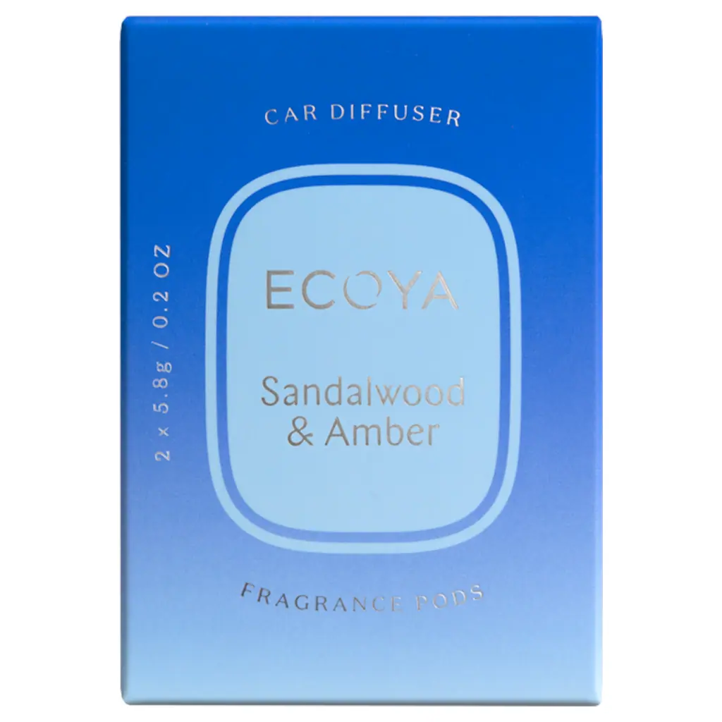 ECOYA Sandalwood & Amber Car Diffuser Refill