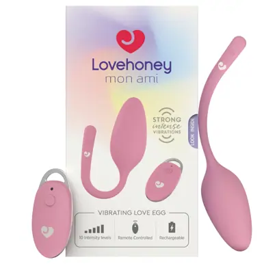 Lovehoney Mon Ami Vibrating Love Egg - Pink