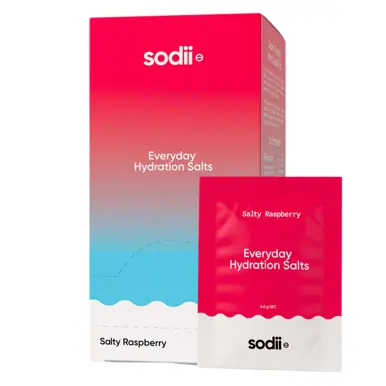 Sodii Everyday Hydration Salts - 30 Sachets - Salty Raspberry