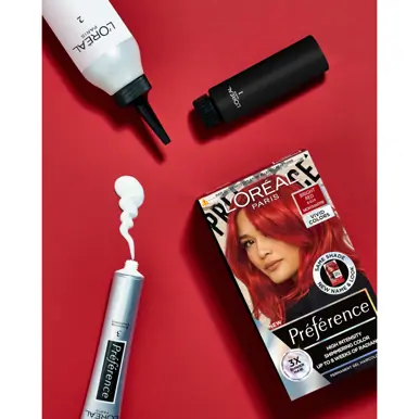 L'Oréal Paris Preference Vivids Permanent Hair Colour 8.624 Bright Red