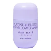 NAK Hair Signature Platinum Blonde Anti-Yellow Shampoo 80ml  Travel Size