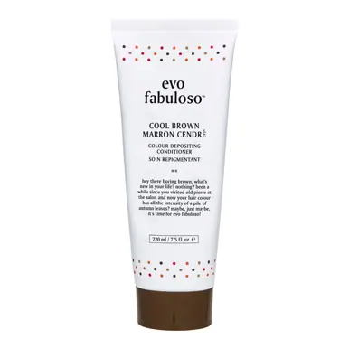 evo fabuloso Colour Depositing Hair Conditioner - Cool Brown 220ml