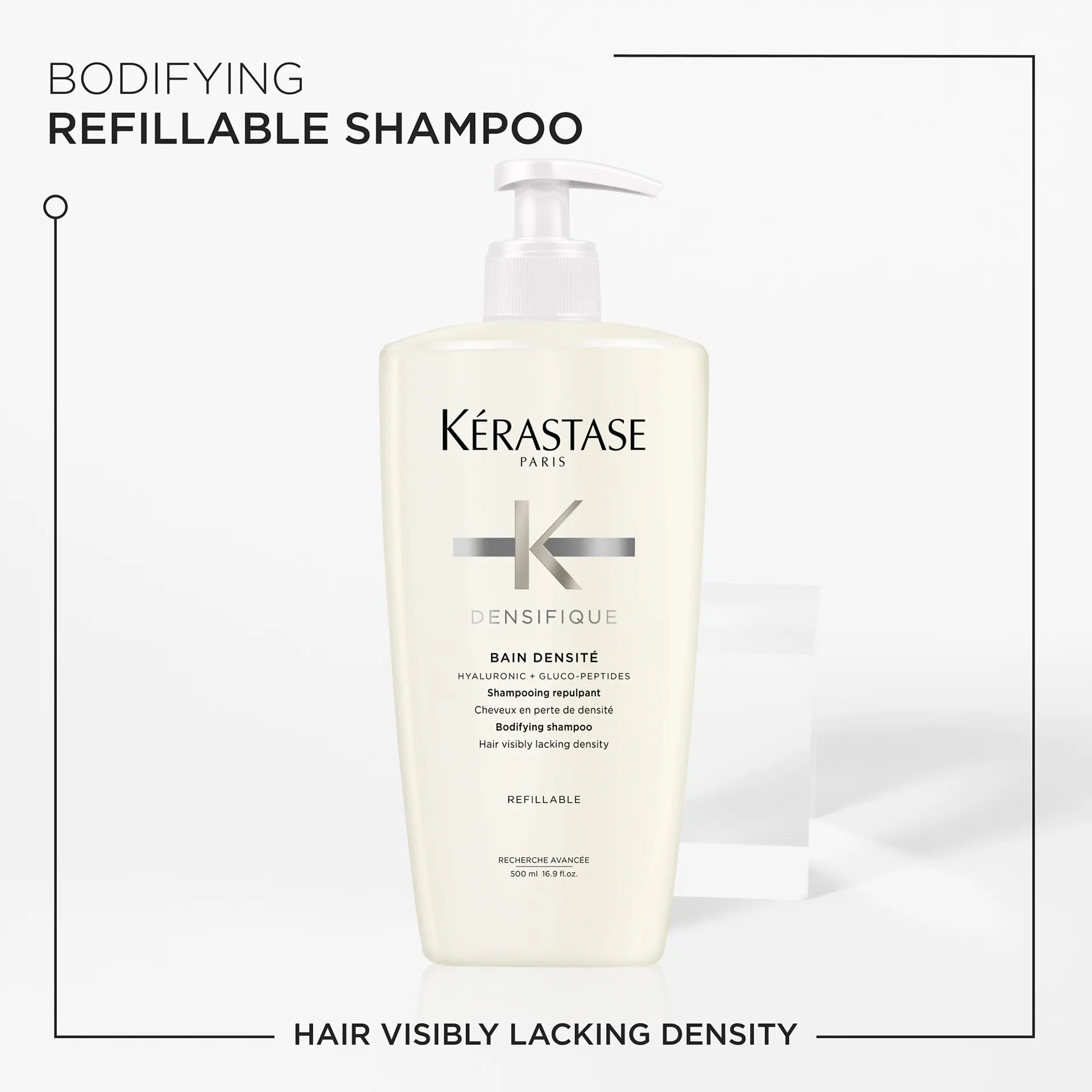 Kérastase Densifique Bain Densité Shampoo For Hair Visibly Lacking Density 500ml