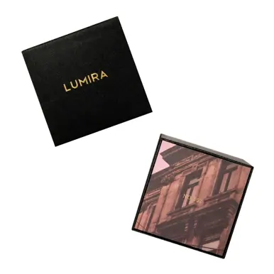 Lumira Glass Candle -  No352 Leather & Cedar Large