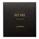 Lumira Glass Candle - No352 Leather & Cedar Large