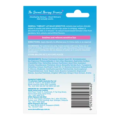 Dermal Therapy Lip Balm Sensitive