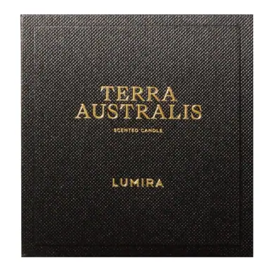 Lumira Black Candle Terra Australis 300g