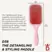 Denman D38 Pastel Pink Power Paddle Brush