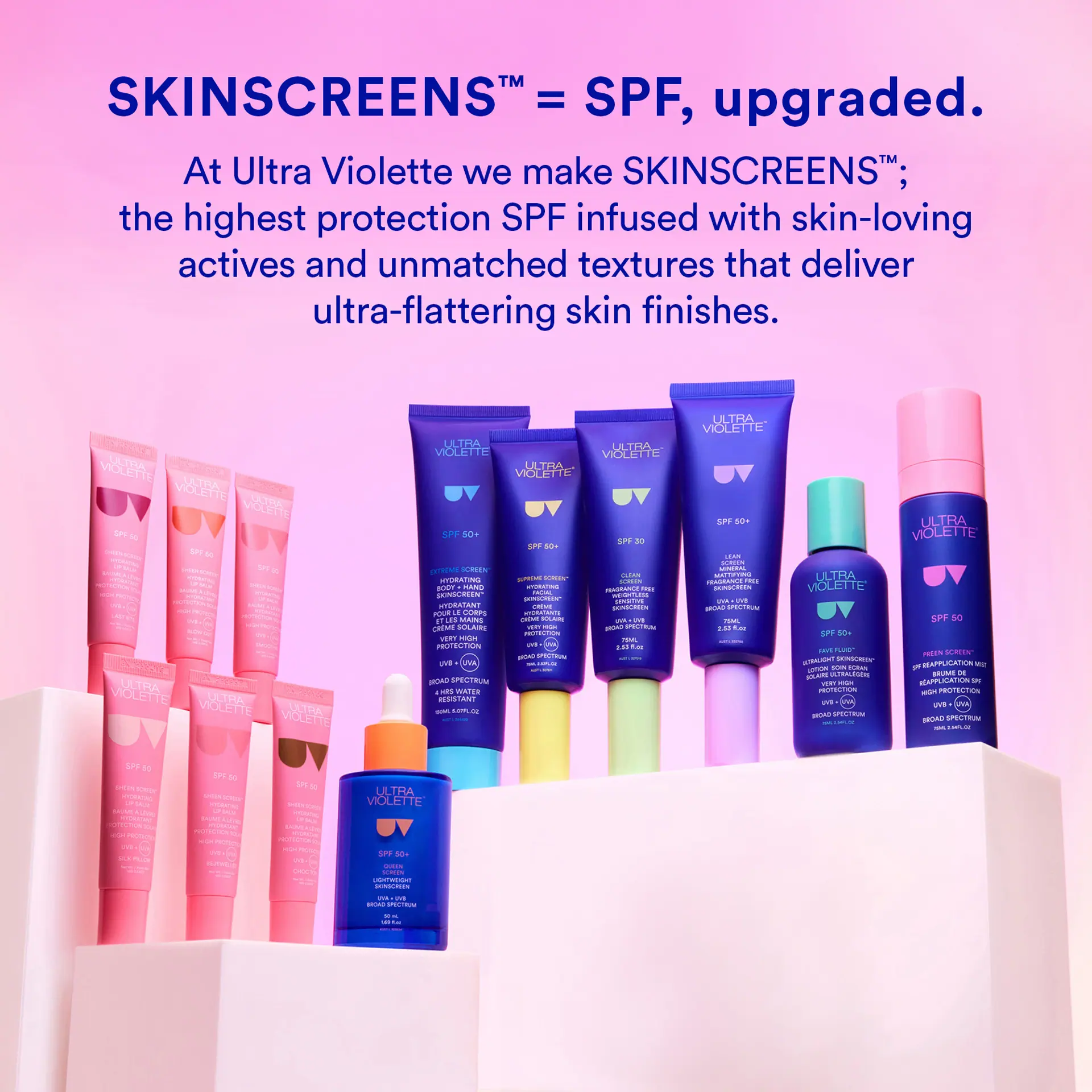 Ultra Violette Vibrant Screen SPF 50 Active Facial SKINSCREEN 75ml
