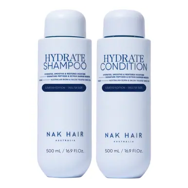 NAK Hair Signature Limited Edition Hydrate Duo 500ml