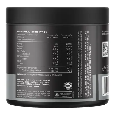 Switch Nutrition MAG3 Powder - Magnesium L-Threonate - Magtein - (30 serves)