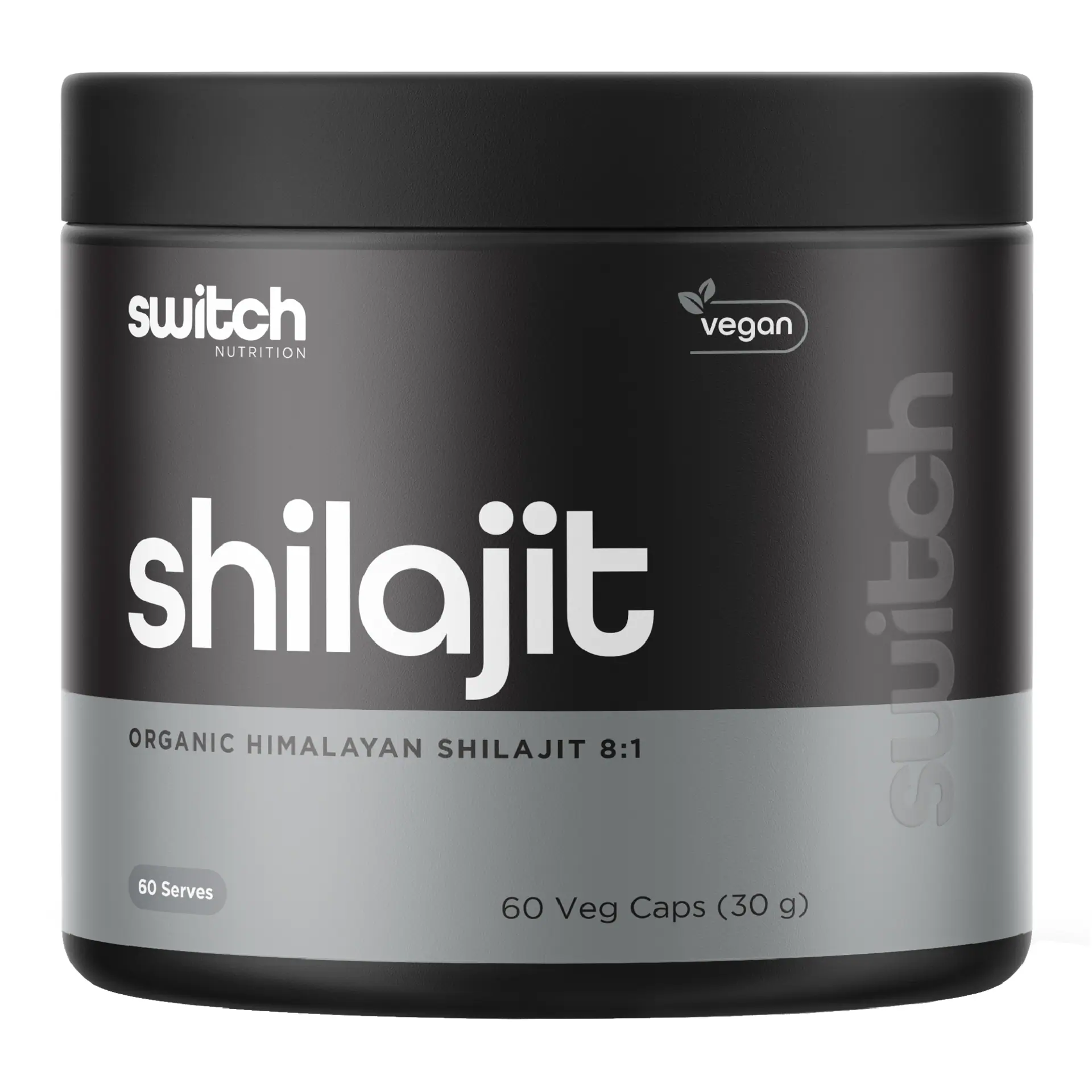 Switch Nutrition Shilajit (60 Capsules) 8:1 Extract
