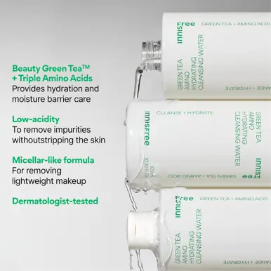INNISFREE Green Tea Amino Hydrating Cleansing Water 320ml