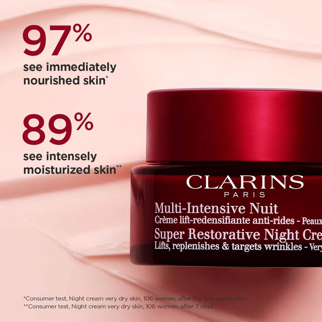 Clarins Super Restorative Night Cream - Dry Skin 50ml