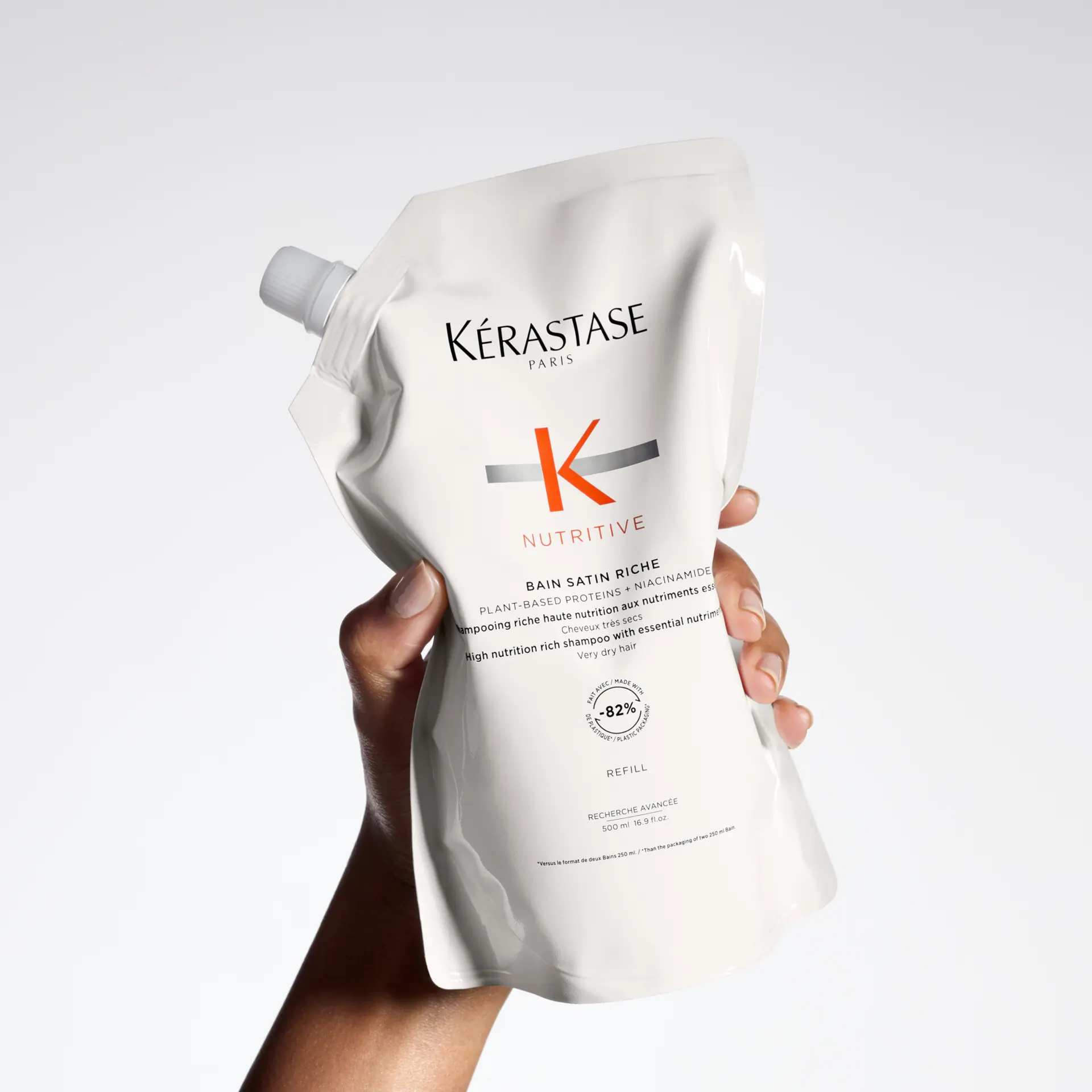 Kérastase Nutritive Bain Satin Riche Refill Shampoo Pouch For Very Dry Hair 500ml