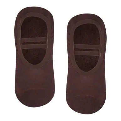 MoveActive Ballet Non Slip Grip Socks - Espresso