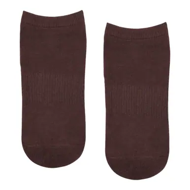 MoveActive Classic Low Rise Grip Socks - Espresso