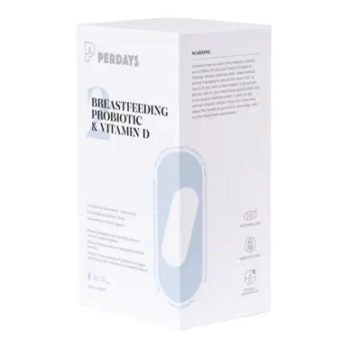 Perdays Breastfeeding Probiotic & Vitamin D