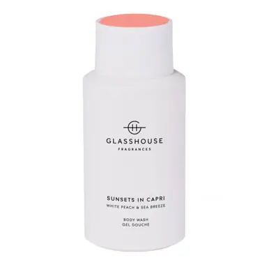 Glasshouse Fragrances 300ml Body Wash - SUNSETS IN CAPRI