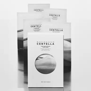 Skin1004 Madagascar Centella Tone Brightening Glow Mask 25ml - 5 pack
