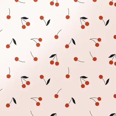 Kitsch Standard Satin Pillowcase  - Cherry Print