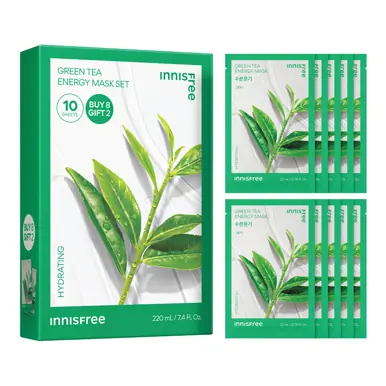 Innisfree Green Tea Energy Mask Set