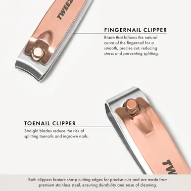 Tweezerman Rose Gold Combo Clipper Set