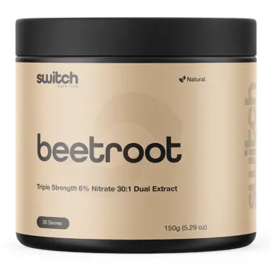Switch Nutrition Beetroot Powder Triple Strength 6% Nitrate (30 Serves)
