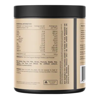 Switch Nutrition Organic Moringa (150 Serves)