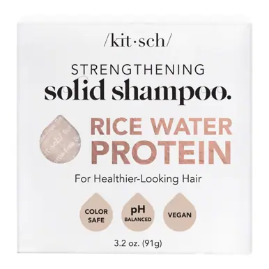 Kitsch Rice Water Protein Strengthening Shampoo Bar 