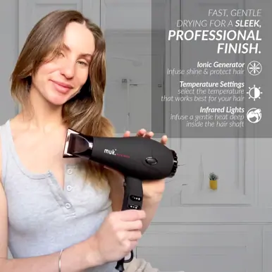 Muk Blow 3900IR Dryer Matte Black