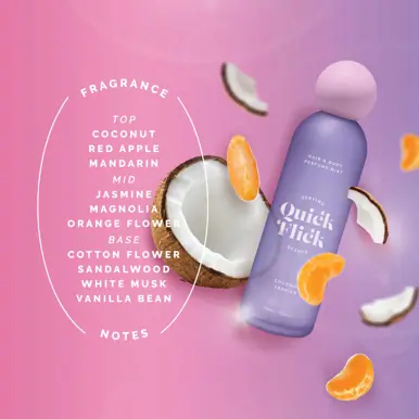 The Quick Flick Serving Scents Hair And Body Mist - Coconut Tropics