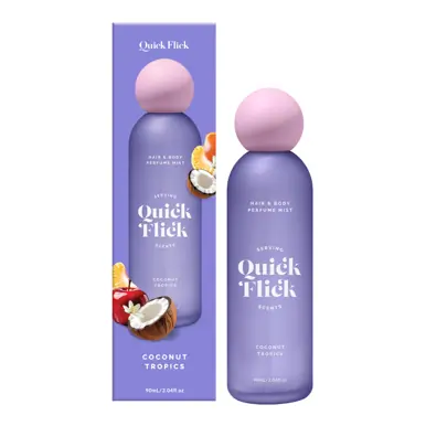 The Quick Flick Serving Scents Hair And Body Mist - Coconut Tropics