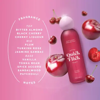 The Quick Flick Serving Scents Hair And Body Mist - Glazed Cherry