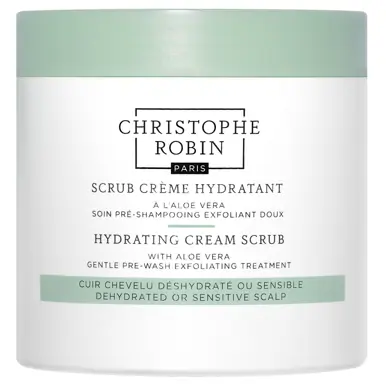 Christophe Robin Hydrating Cream Scrub with aloe vera, 250ml 