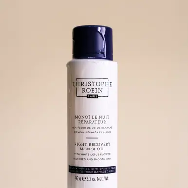 Christophe Robin Night Recovery Monoi Oil with White Lotus Flower 92gm