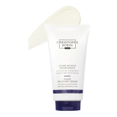 Christophe Robin Night Recovery Cream with White Lotus Flower 150ml 