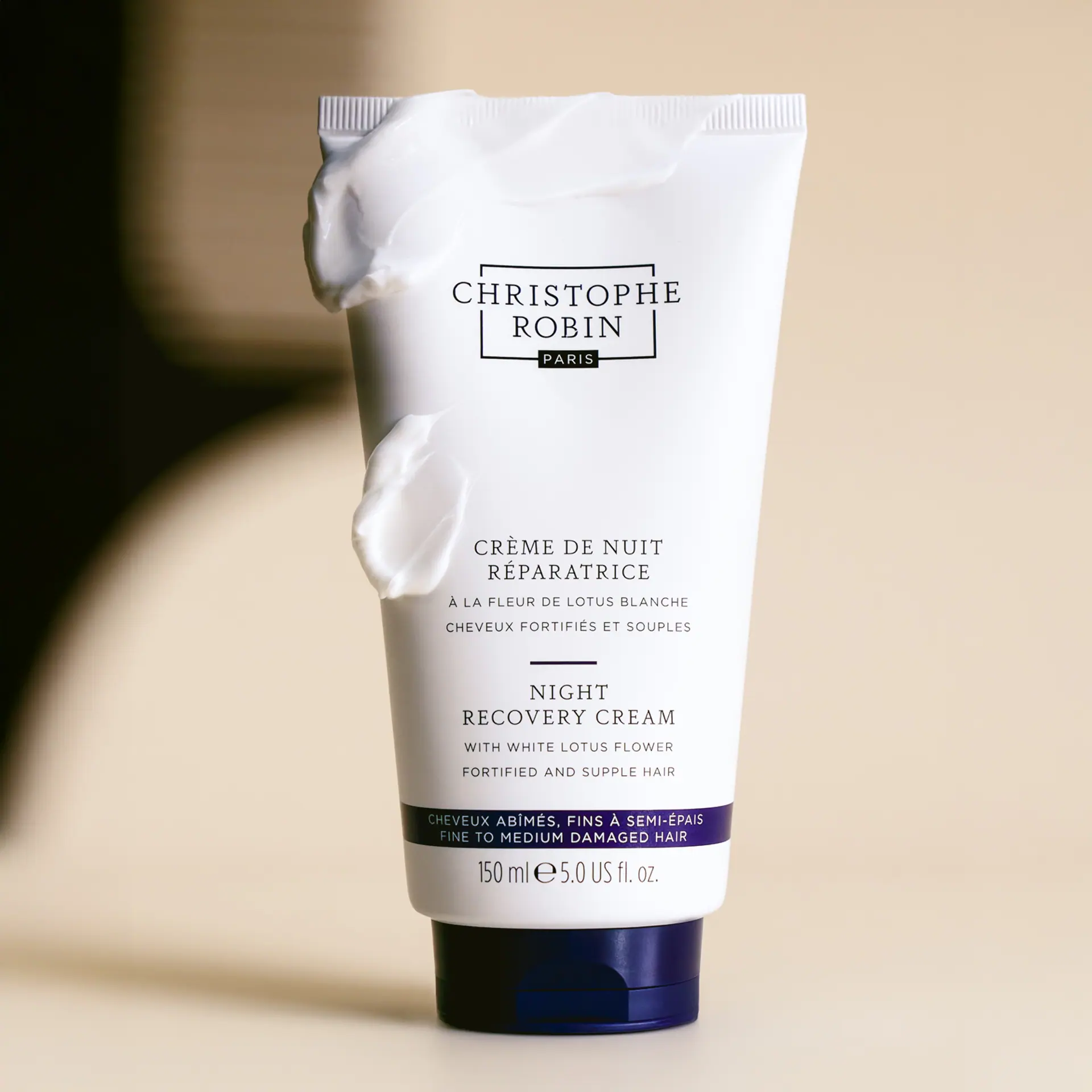 Christophe Robin Night Recovery Cream with White Lotus Flower 150ml