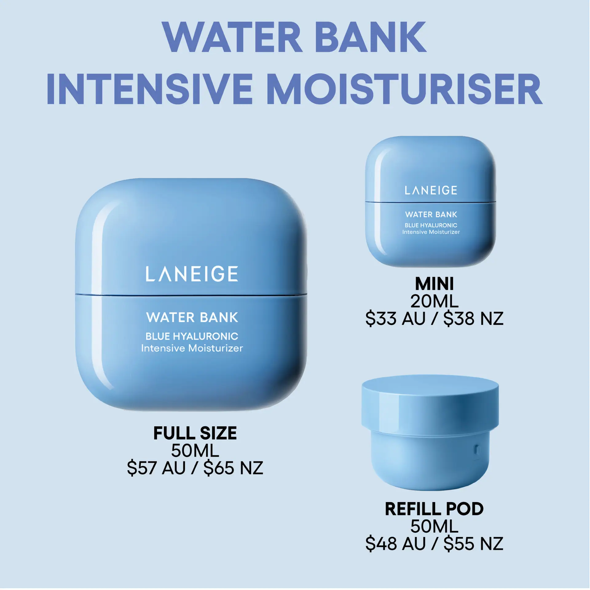 Laneige Water Bank Blue Hyaluronic Intensive Cream 50ml