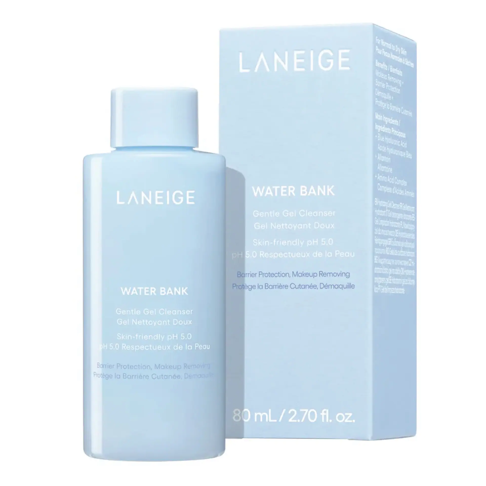 Laneige Water Bank Blue Hyaluronic Mini Cleansing Gel 80ml