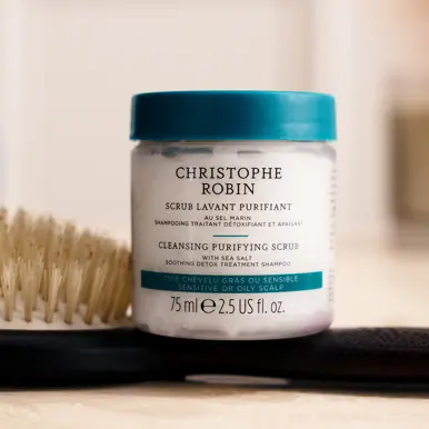 Christophe Robin Cleansing Purifying Scrub With Sea Salt, 75ml